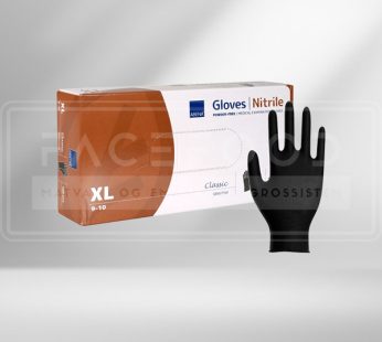 ABENA Engangshanske Nitril XL Sort Sensitive 100STK