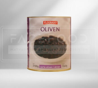 ELDORADO Oliven Svarte Skivet 3,1KG