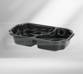 DUNI Takeaway 2R Sort Duniform 1100ML 246STK